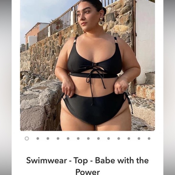 Snag Black Bikini in sizes E Bottoms and F Top - Picture 1 of 9